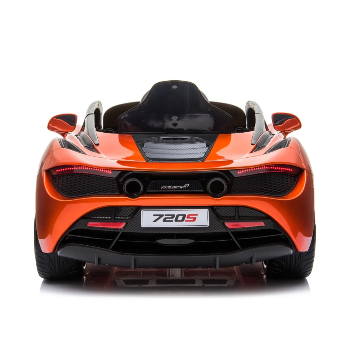 12V Licensed McLaren 720S with LED Lights - Orange - Image 7