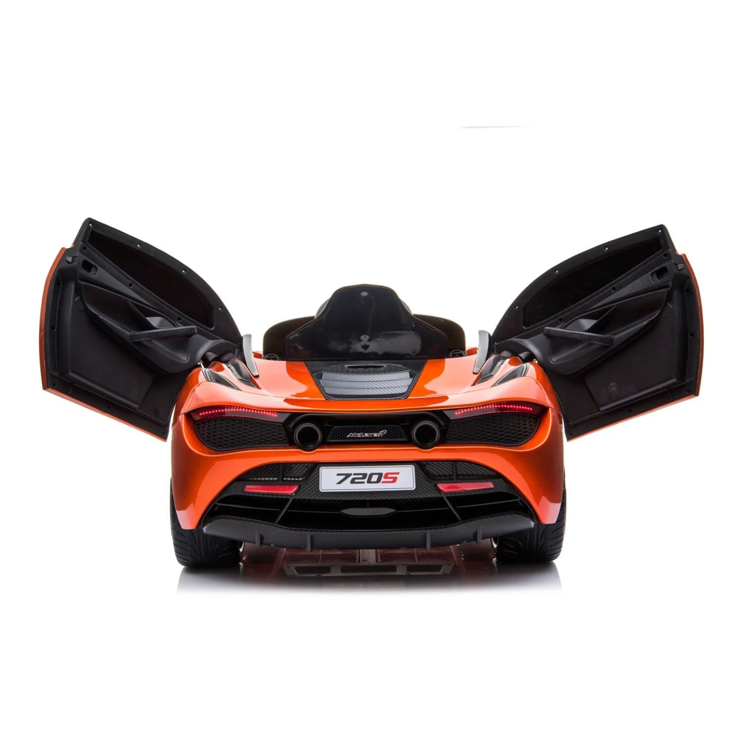 12V Licensed McLaren 720S with LED Lights - Orange - Image 8