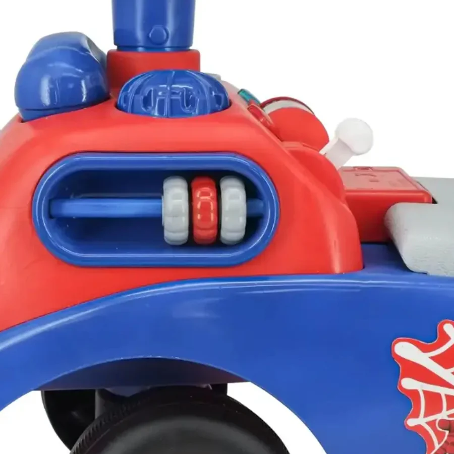 Disney Amazing Spidey My First Activity Ride-on Toy with Lights and Sounds - Red/Blue - Image 5