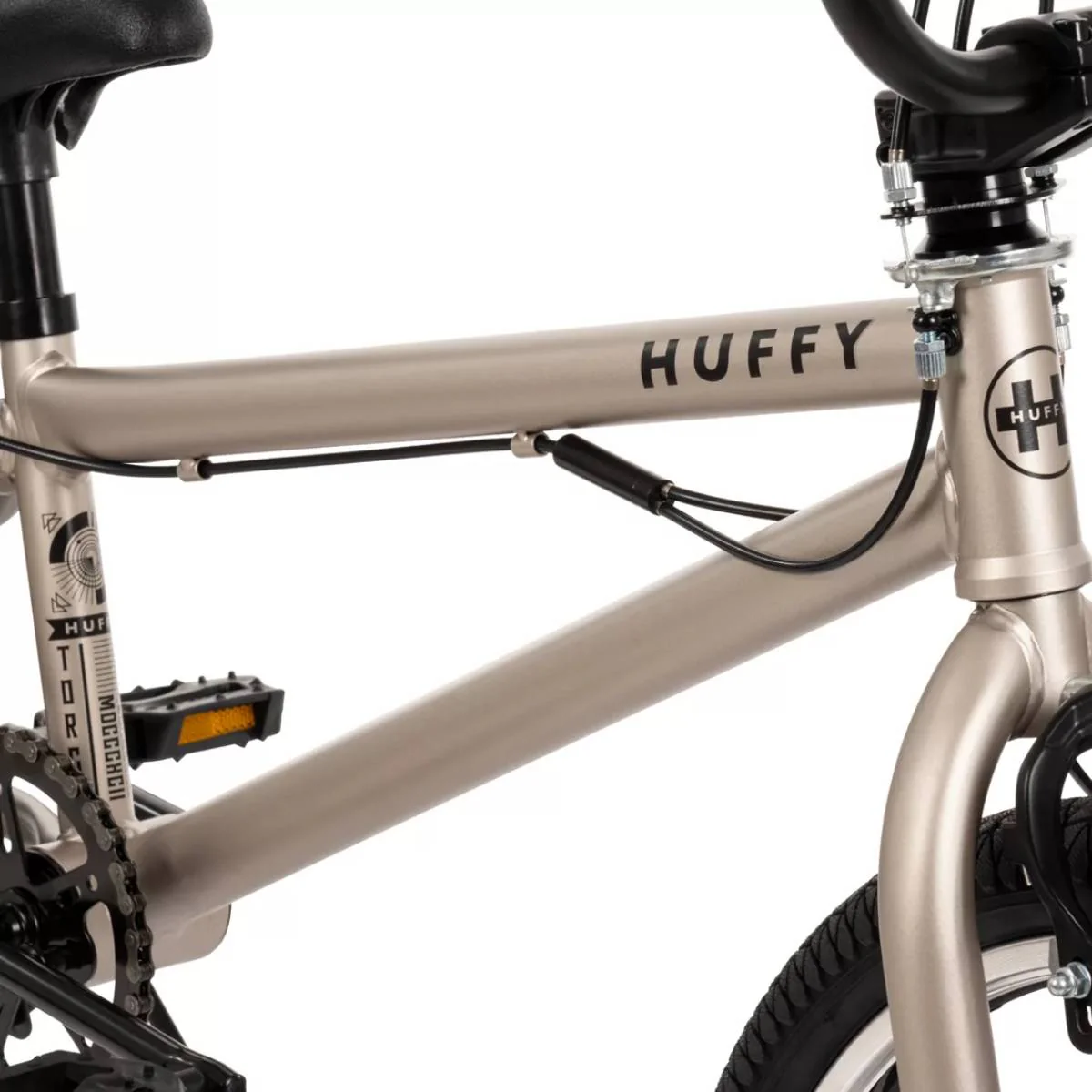 Huffy 20" Torch BMX Bike - Beige/Black - Image 4