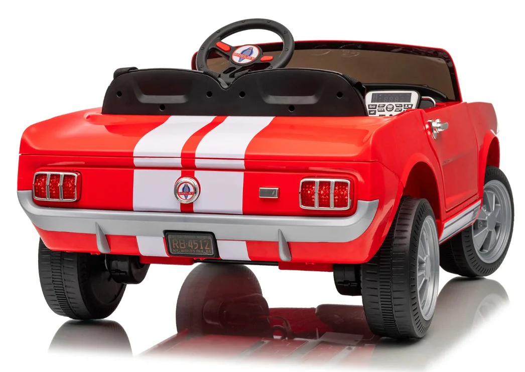 BBJ Toys 12V Ride On Shelby GT350 Remote Control Toy Car - Red - Image 2