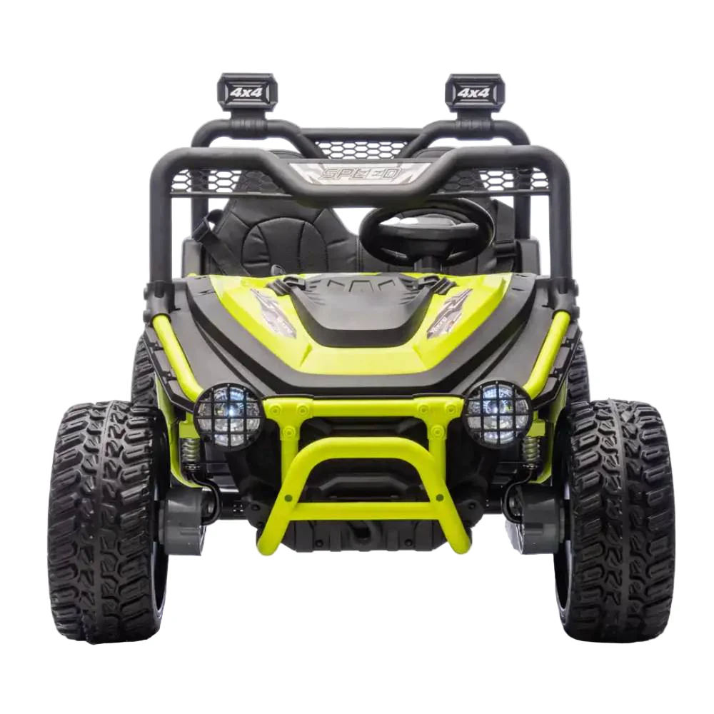 BBJ Toys 24V Offroad Ride On Buggy - Green/Black - Image 2