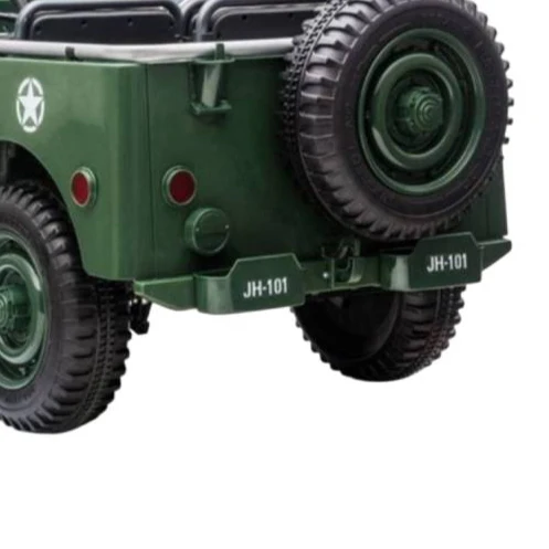 BBJ Toys Ride On Remote Control Military Jeep - Image 4