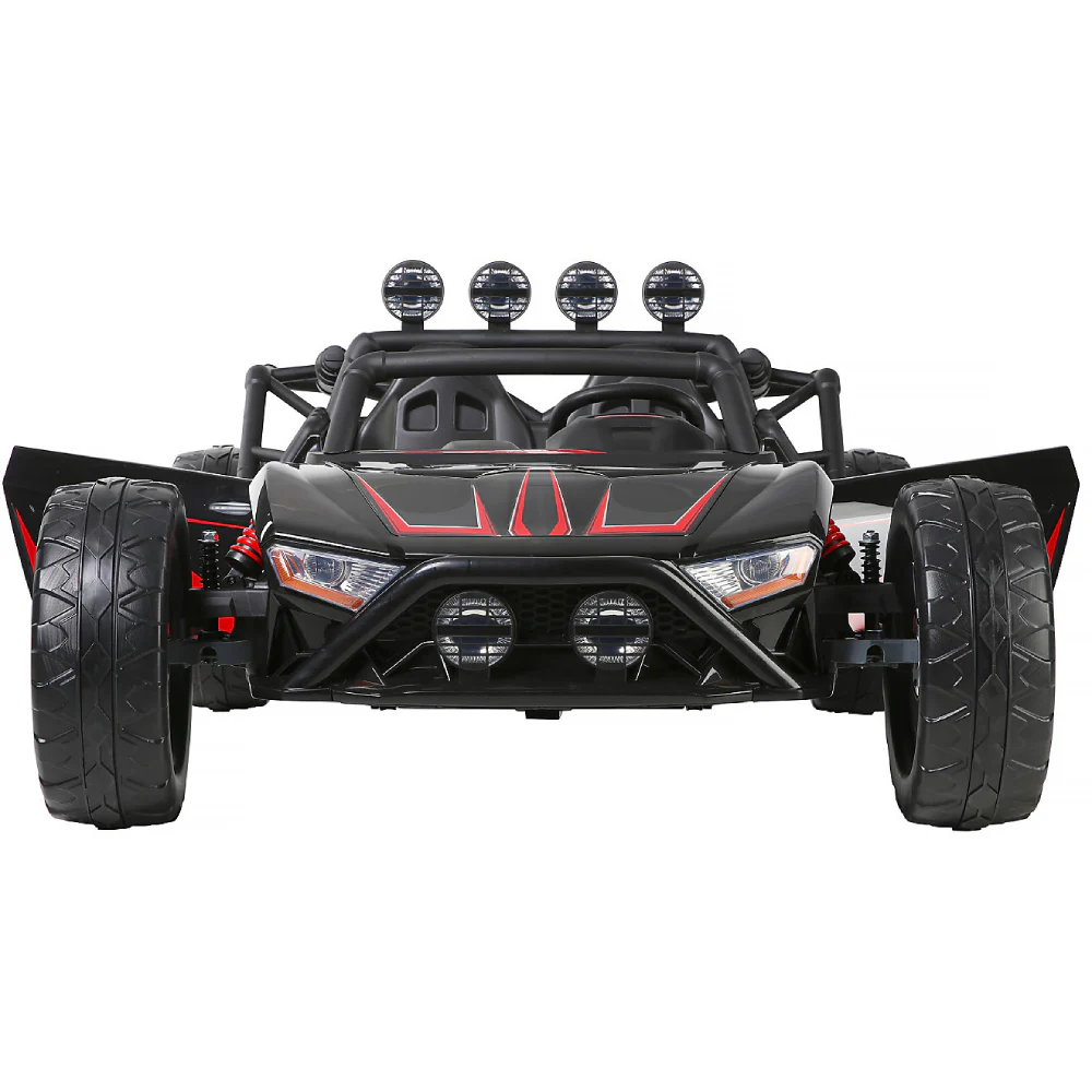 Dynacraft 24V Ride On Trail Rider - Black/Red - Image 2
