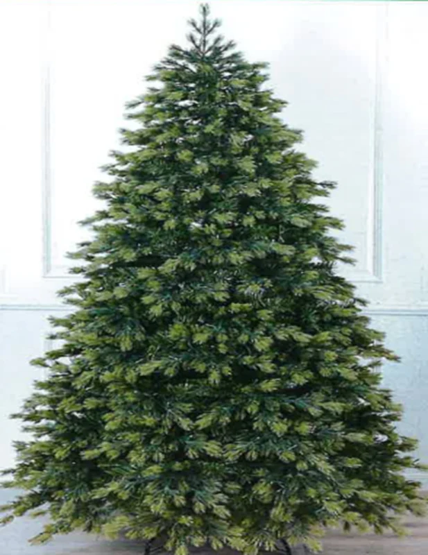 Gansu 8' Mixed Tips Christmas Tree with PreLit - Green - Image 2