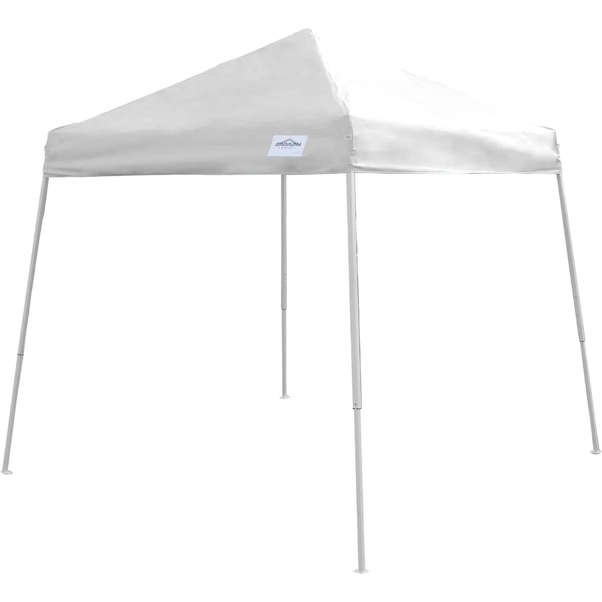 Caravan Canopy Cirrus 8' x 8' Instant Slant Canopy Kit with Roller Bag - White - Image 2