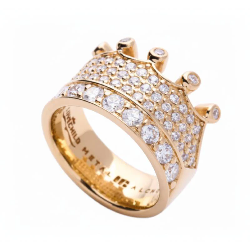 Metal Alchemist Love Child Broadus Ring In Gold Plated Over 925 Sterling Silver - Image 7