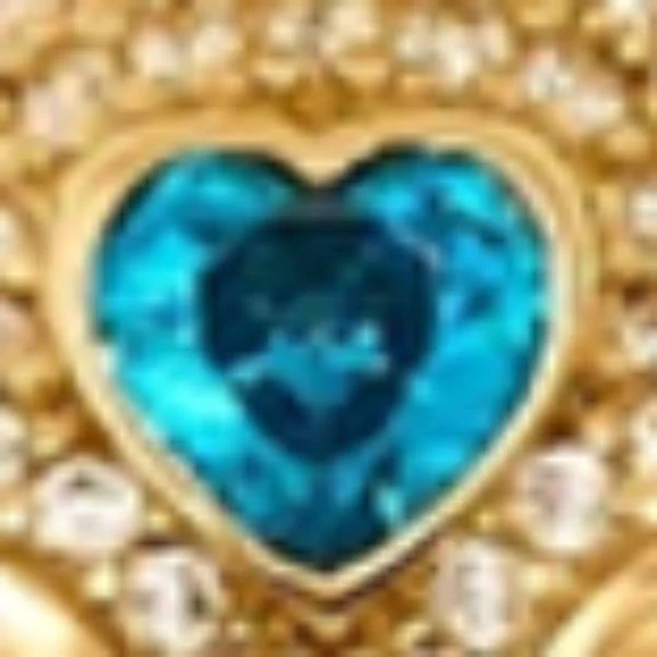 14K Yellow Gold Cubic Zirconia Small Bear Pendant - Image 8