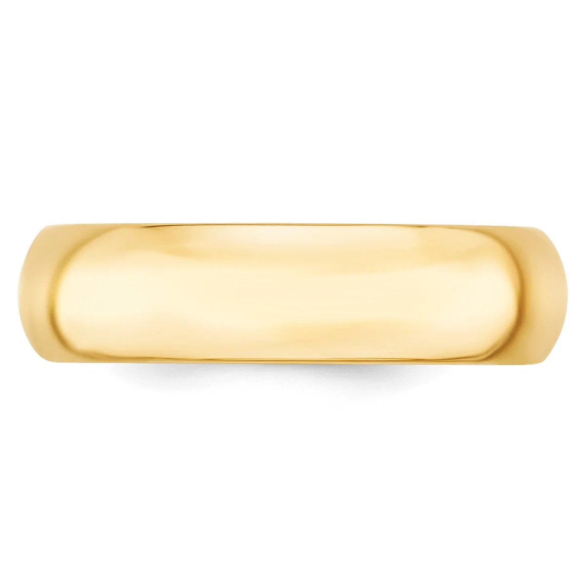 14K Yellow Gold Unisex Comfort Fit Wedding Band Ring - Image 7