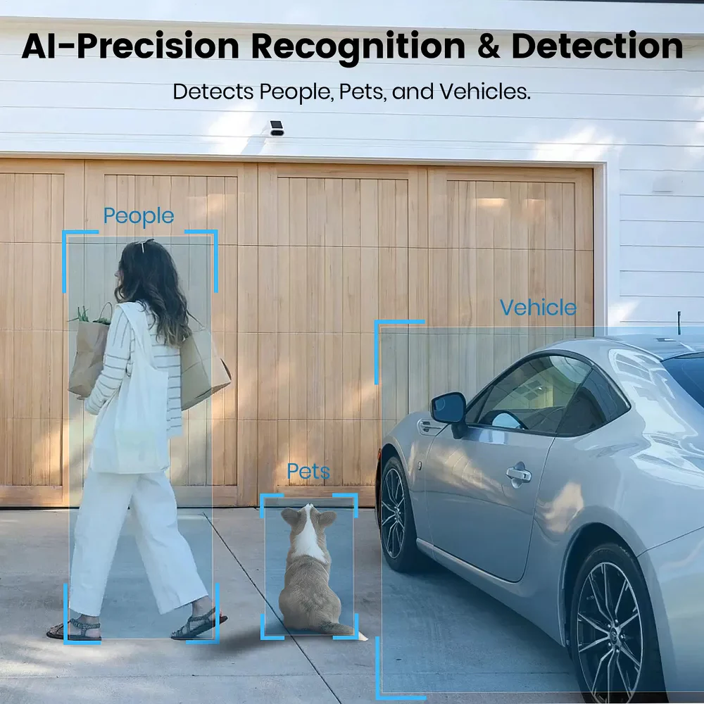 Aosu C8S 4K UHD 8.0-MP Wi-Fi AI-Smart SolarCam P1 Max Security Camera - White - Image 4