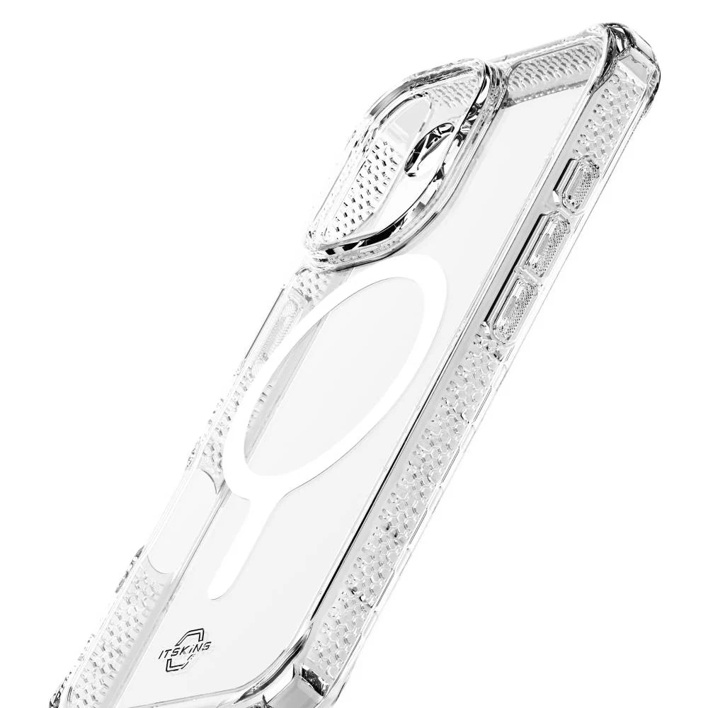 ITSKINS Hybrid_R Clear MagSafe Case for Apple iPhone 17 - Clear - Image 3