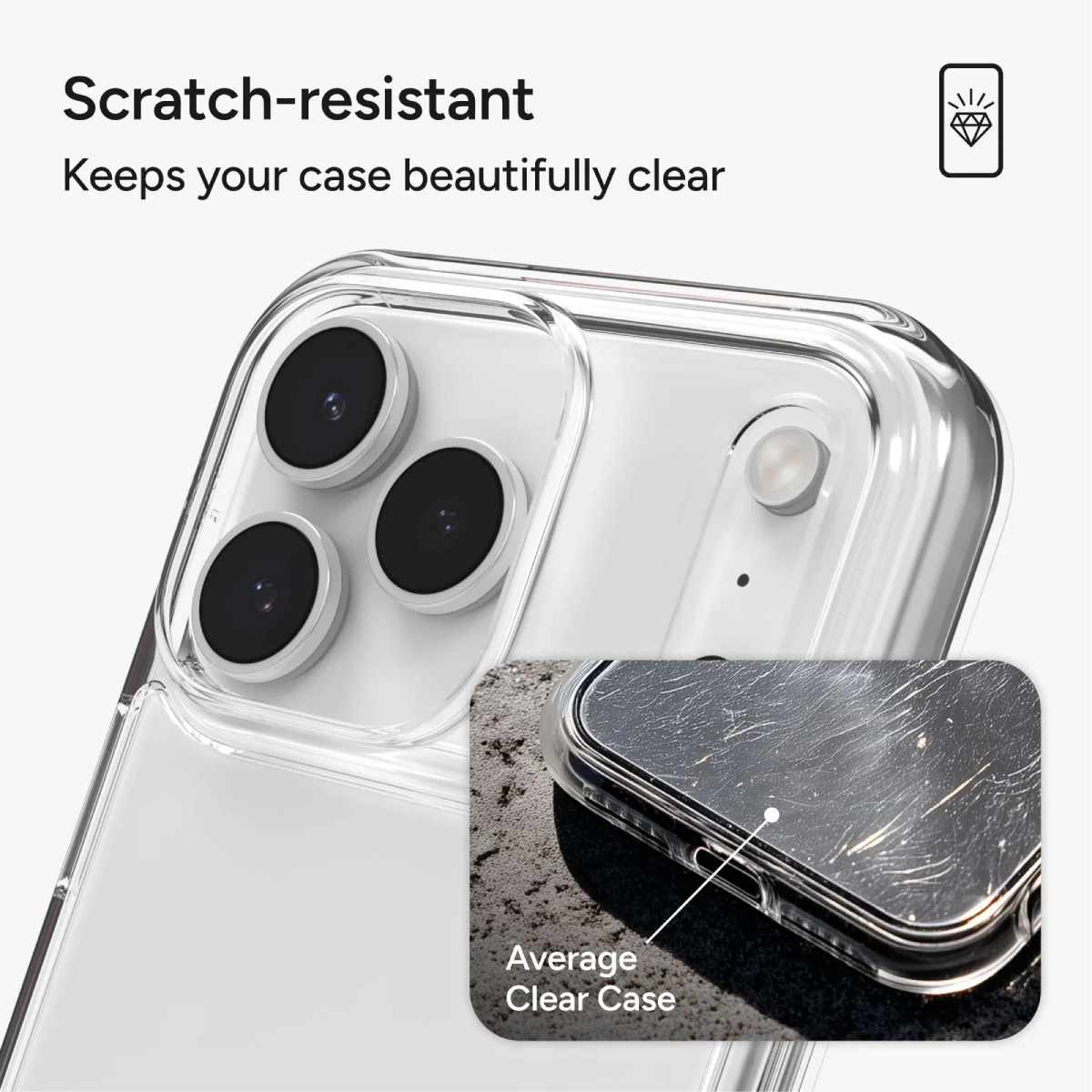 Zagg Lite Case for Apple iPhone 17 Pro - Clear - Image 3