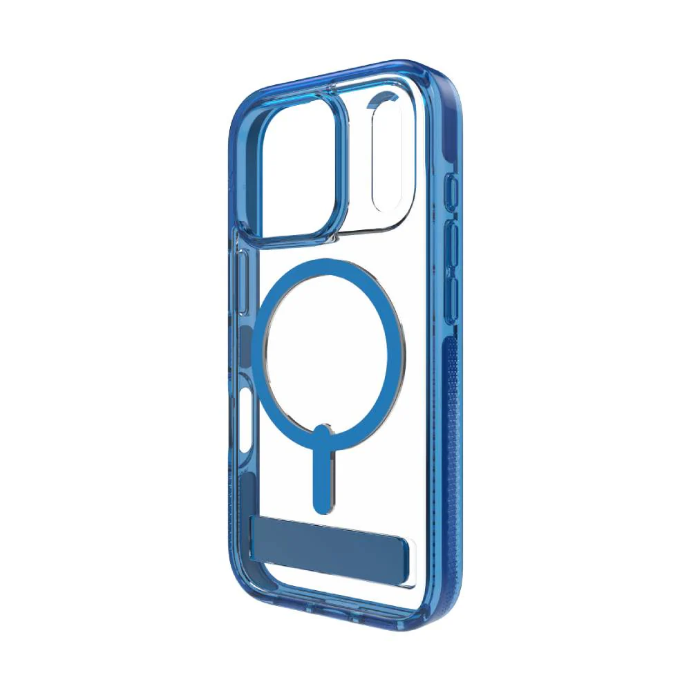 ZAGG Santa Cruz Snap MagSafe Case with Kickstand for Apple iPhone 17 Pro - Blue - Image 2