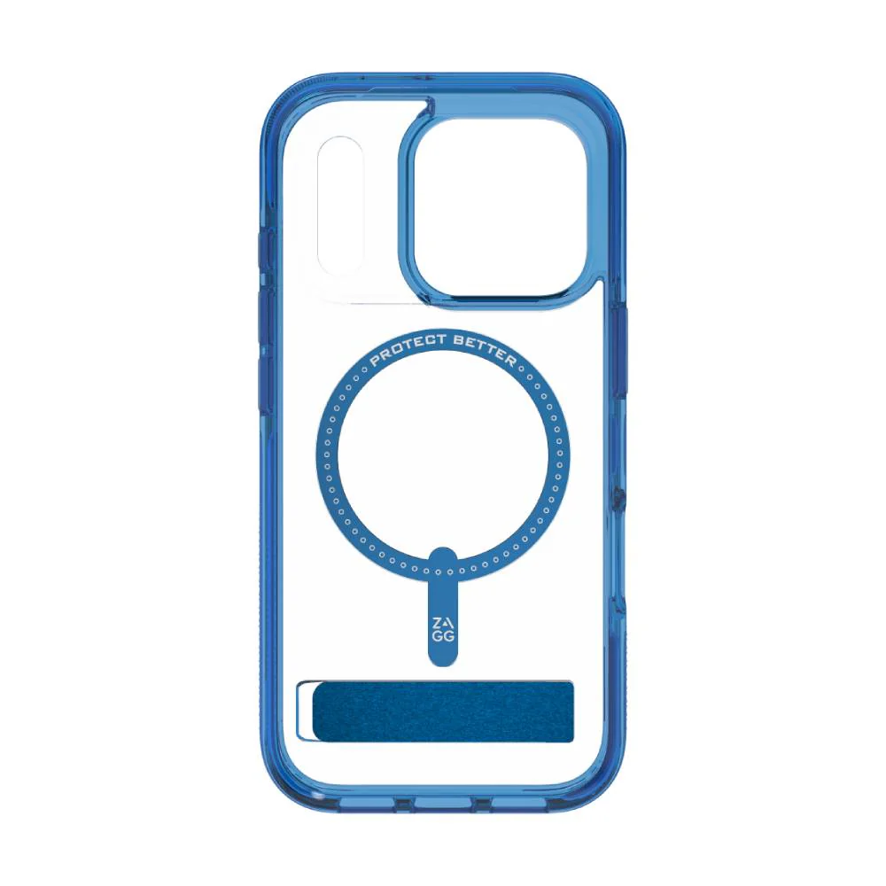 ZAGG Santa Cruz Snap MagSafe Case with Kickstand for Apple iPhone 17 Pro - Blue - Image 5