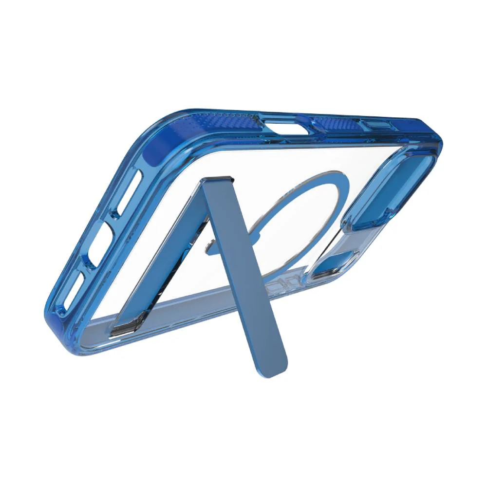 ZAGG Santa Cruz Snap MagSafe Case with Kickstand for Apple iPhone 17 Pro Max - Blue - Image 4