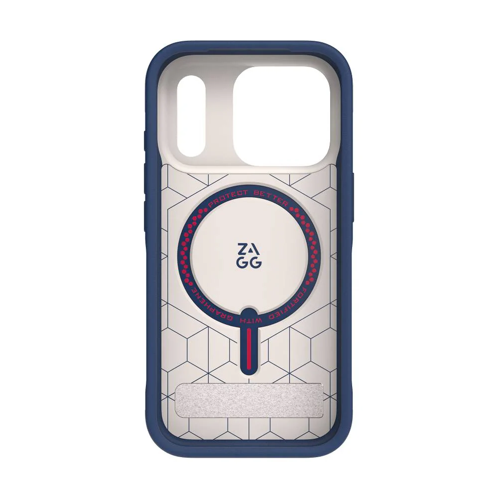 ZAGG Sedona Snap Case with Kickstand for Apple iPhone 17 Pro - Blue/Red - Image 2