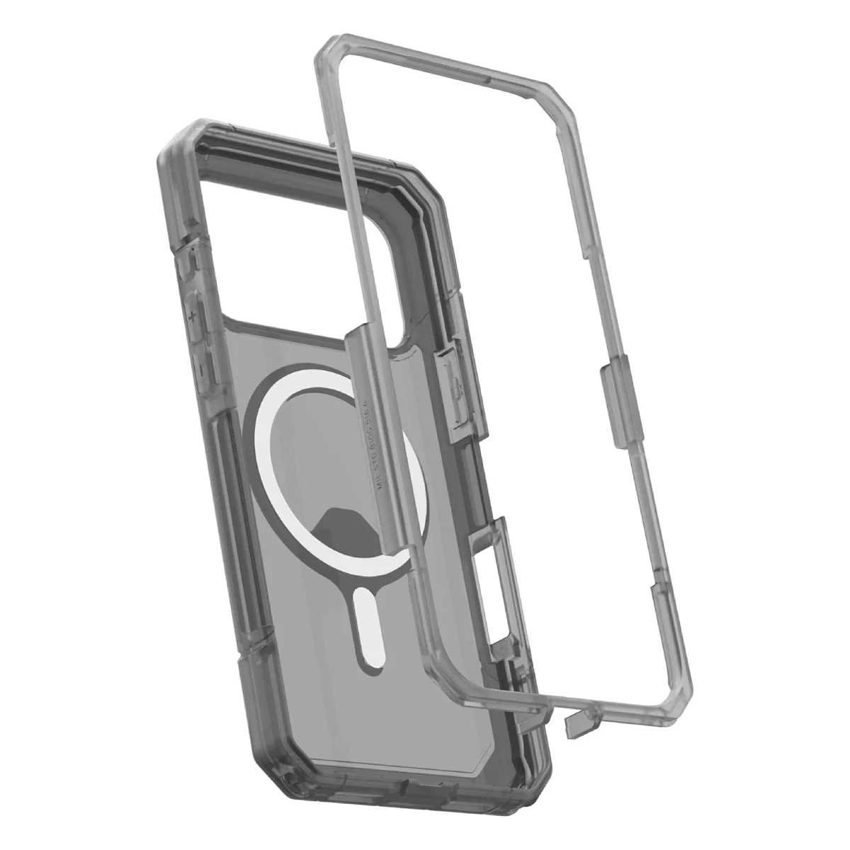 Urban Armor Gear Trooper MagSafe Case with Removable Frame for Apple iPhone 17 Pro Max - Gray - Image 2