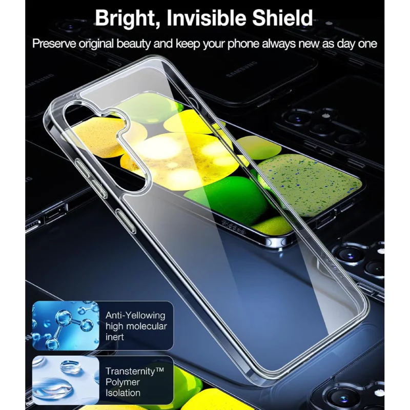 Torras Diamond Series Case for Samsung S24 - Clear - Image 2