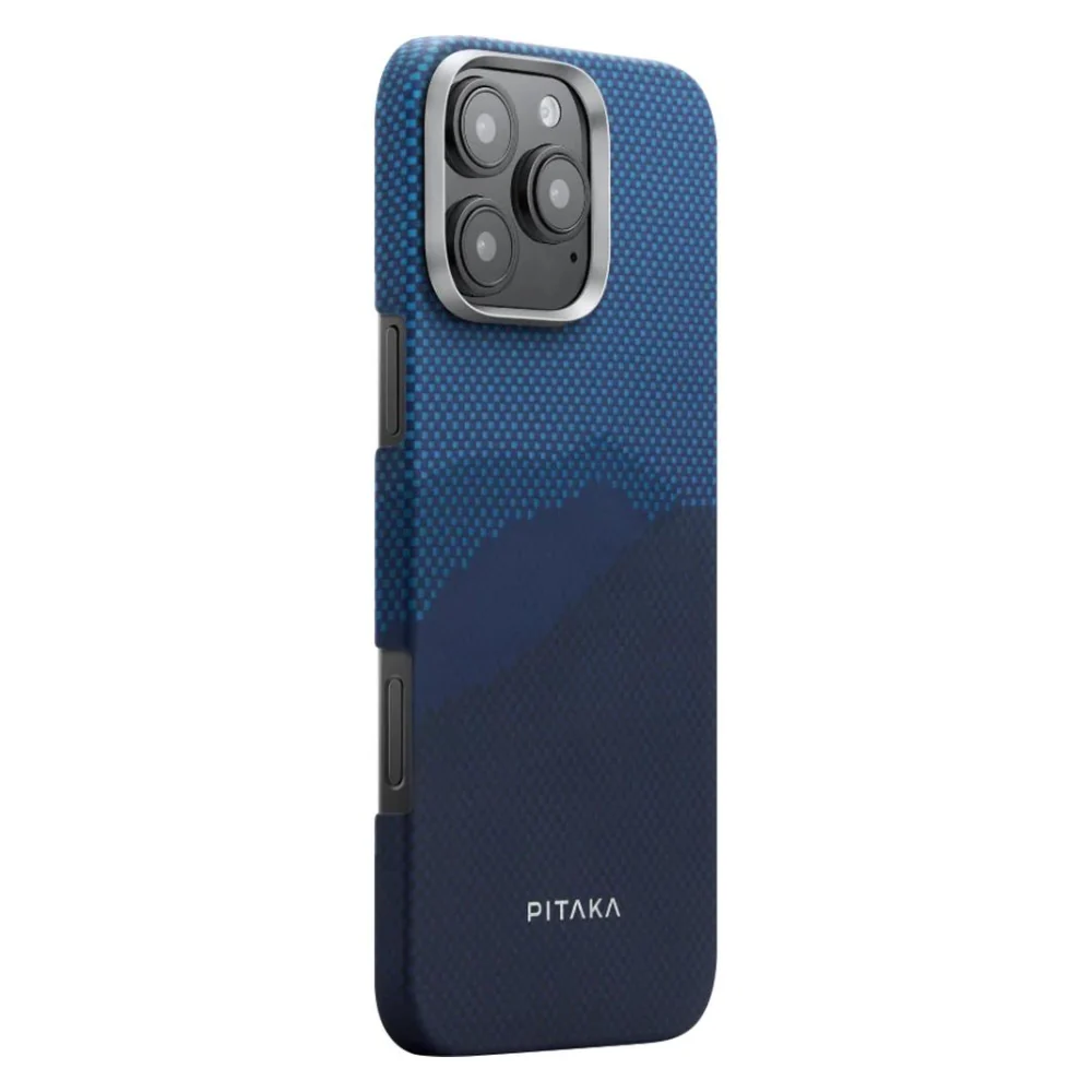 Pitaka Over the Horizon StarPeak Tactile Woven Case for iPhone 16 Pro Max - Blue - Image 2