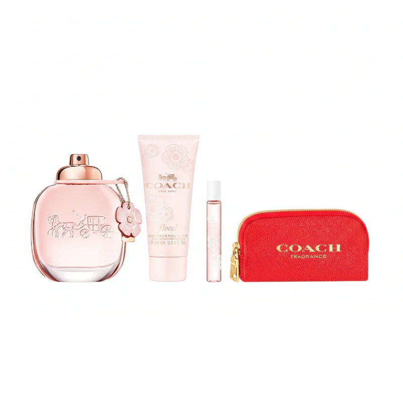 Coach Floral Women's (4-Piece) Eau De Parfum Gift Set - Image 2