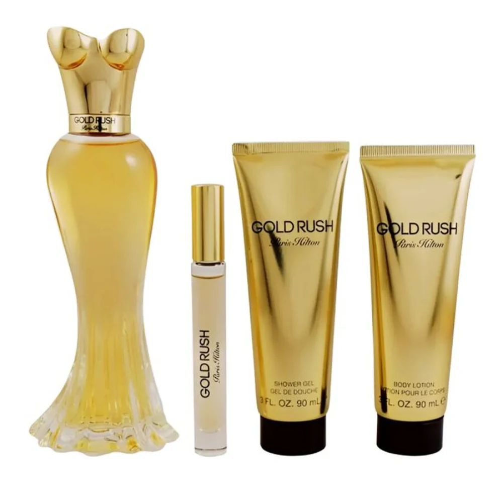 Paris Hilton Gold Rush Women's (4-Piece) Eau de Parfum Gift Set - Image 2