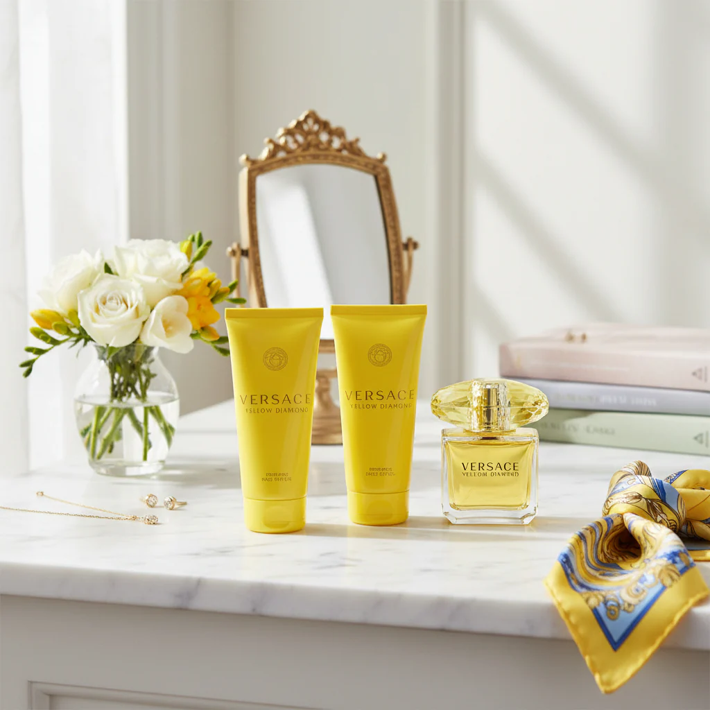 Versace Women's Yellow Diamond (4 Piece) Gift Set - Image 3
