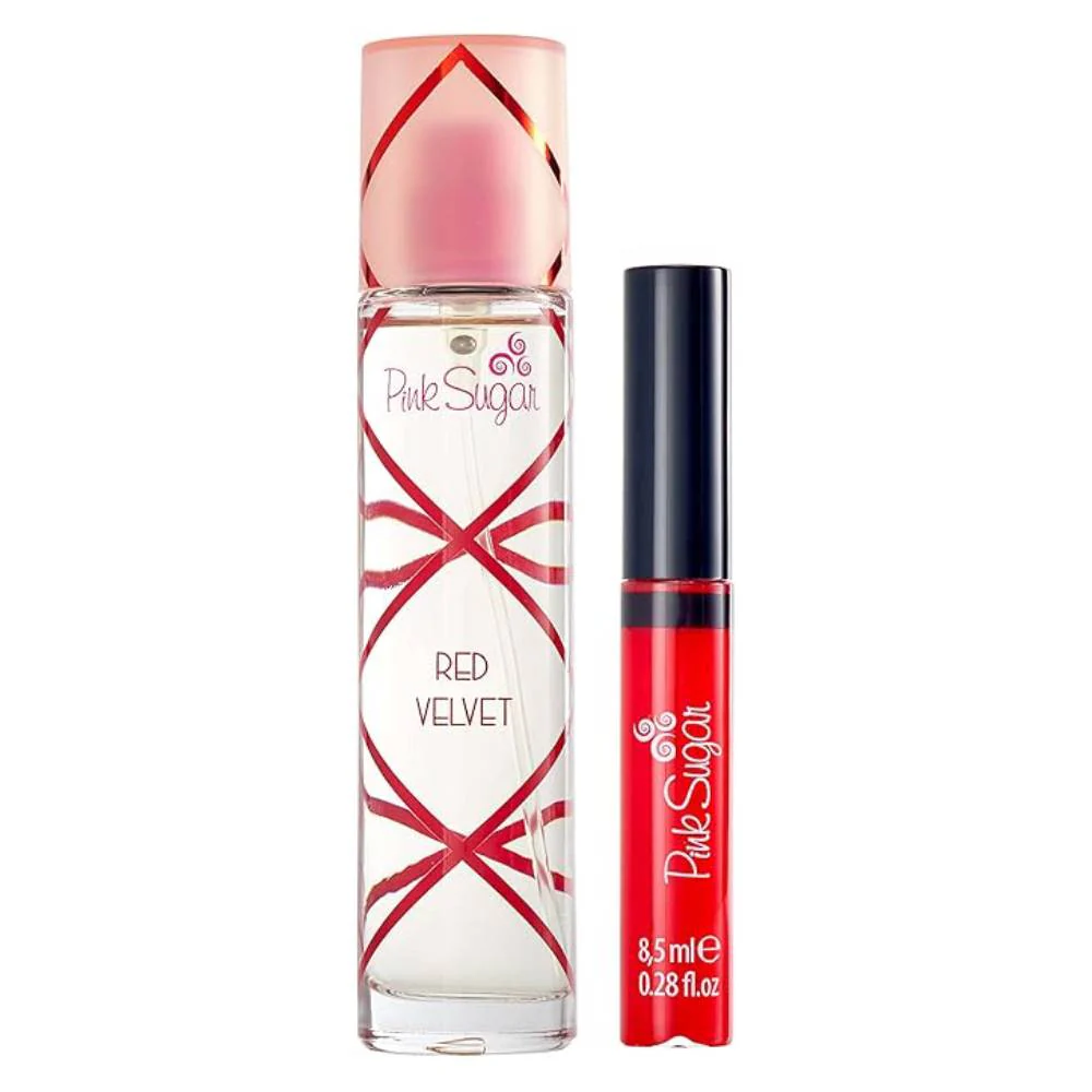 Pink Sugar Aquolina Red Velvet Women's (2-Piece) Eau de Toilette Gift Set - Image 2