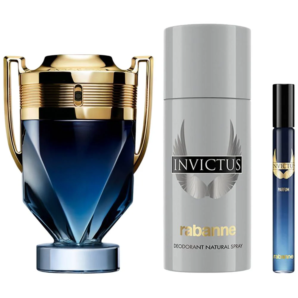 Paco Rabanne Invictus Men's (3 - Piece) Parfum Gift Set - Image 2