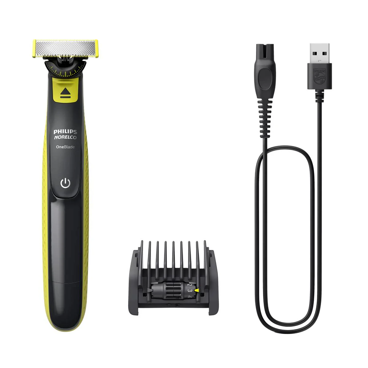 Philips Norelco OneBlade 360 Degree Electric Shaver and Trimmer - Black/Green