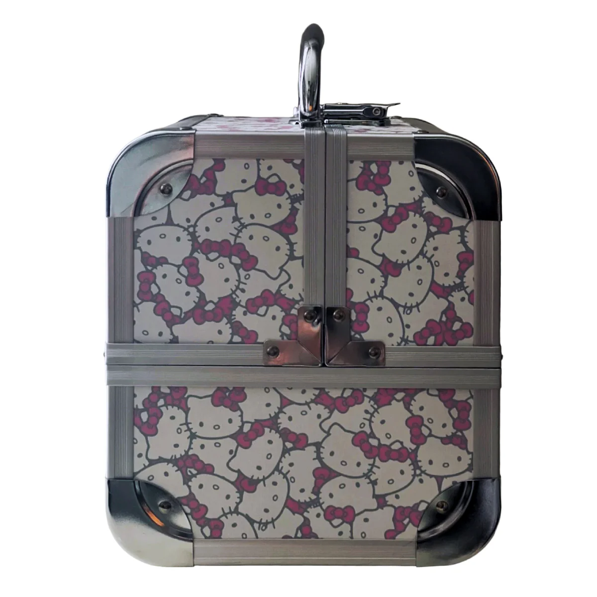 Impressions Vanity Hello Kitty Slaycube Makeup Travel Case - Clear/Silver - Image 2