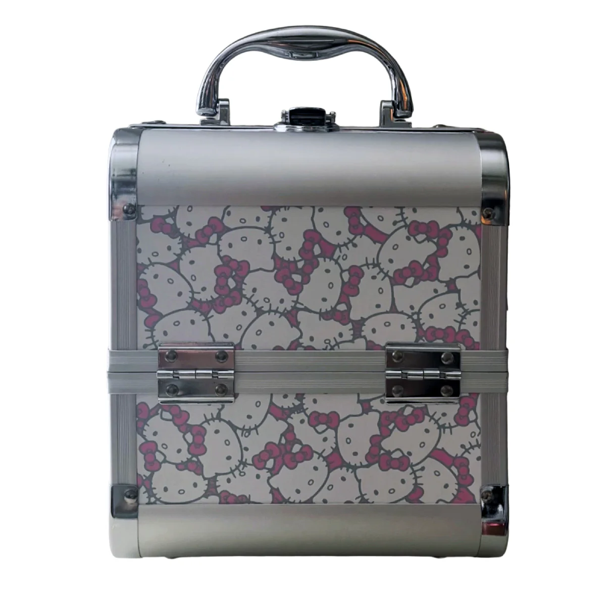 Impressions Vanity Hello Kitty Slaycube Makeup Travel Case - Clear/Silver - Image 3