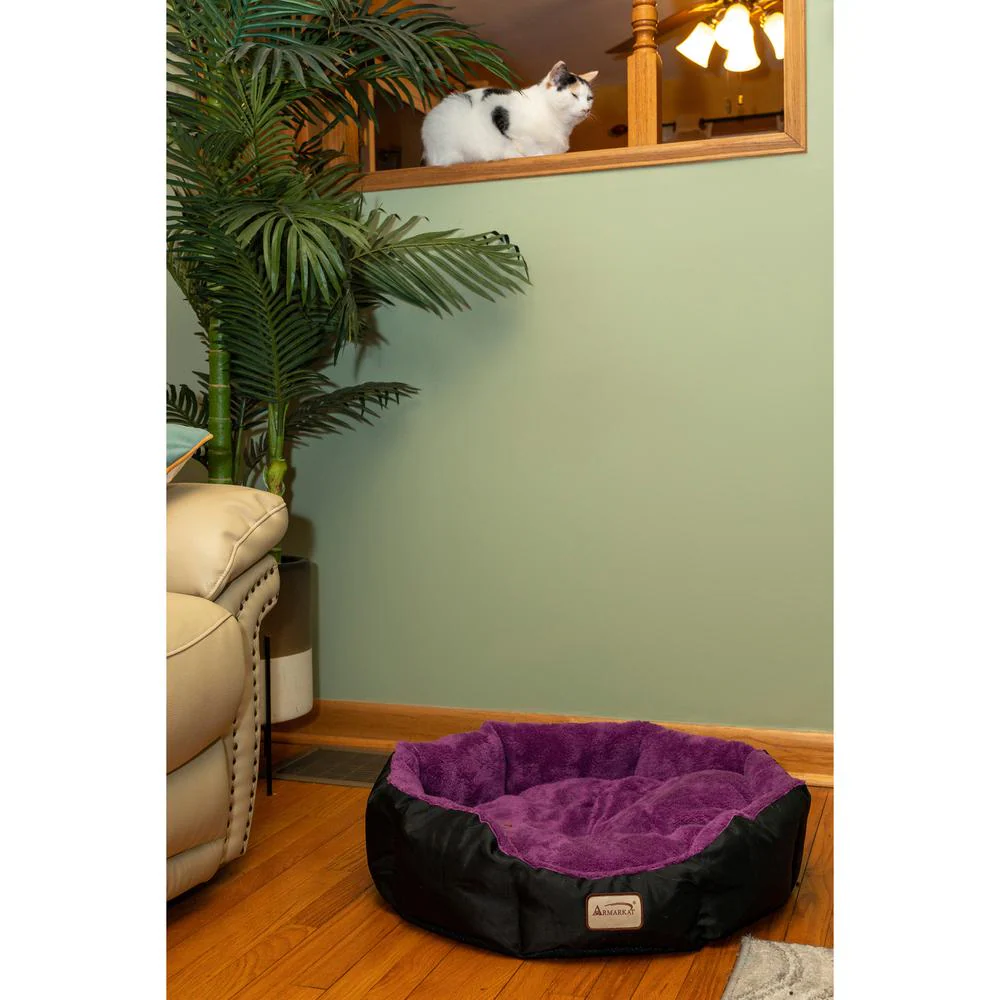 3 Tier Real Wood Cat Tree, Scratch Furniture, Beige - Image 2