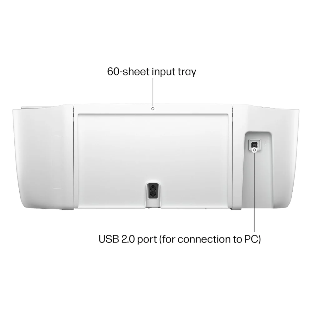 HP DeskJet 2827e All-in-One Printer - White - Image 3