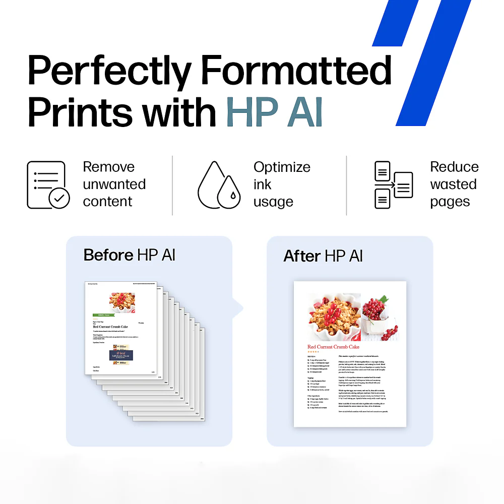 HP DeskJet 2827e All-in-One Printer - White - Image 6
