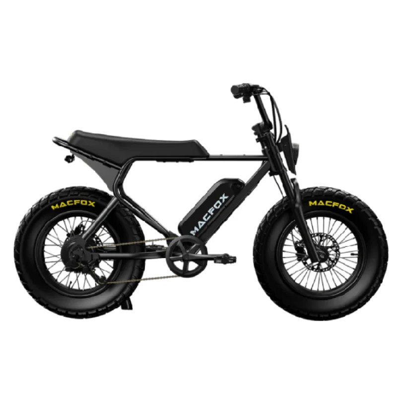 Macfox X7L Electric Bike - Black - Image 2