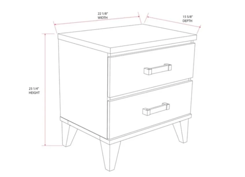 4-Piece Bedroom Set with Queen Bed, Dresser, Mirror and Nightstand by Best Home - White - Image 11