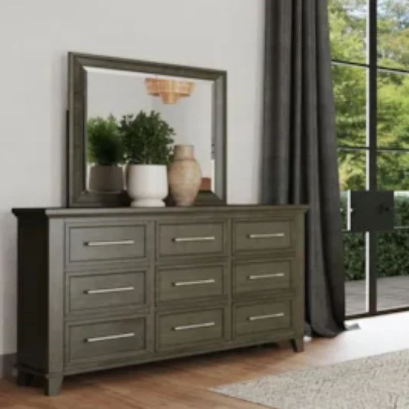 Canterbury 40" x 36" Mirror by Elements - Image 2