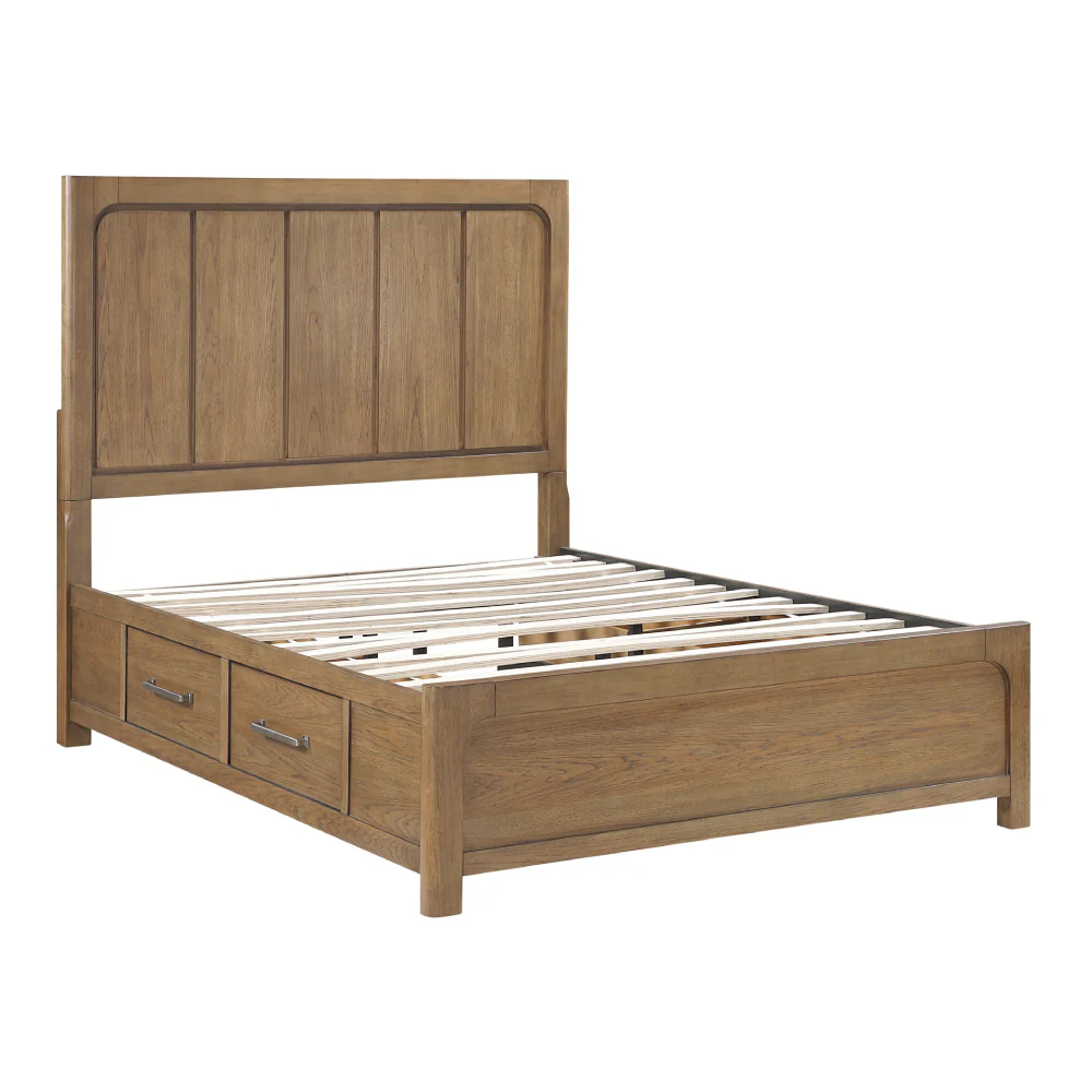 Hudson Queen Bedroom Set (3-Piece) by Homelegance - Brown - Image 3