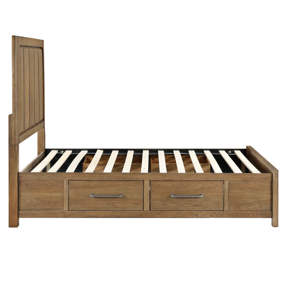 Hudson Queen Bedroom Set (3-Piece) by Homelegance - Brown - Image 4