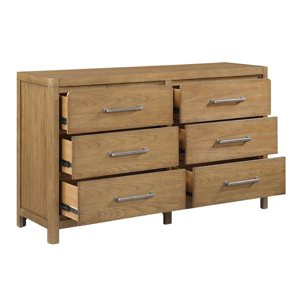 Hudson Queen Bedroom Set (3-Piece) by Homelegance - Brown - Image 6