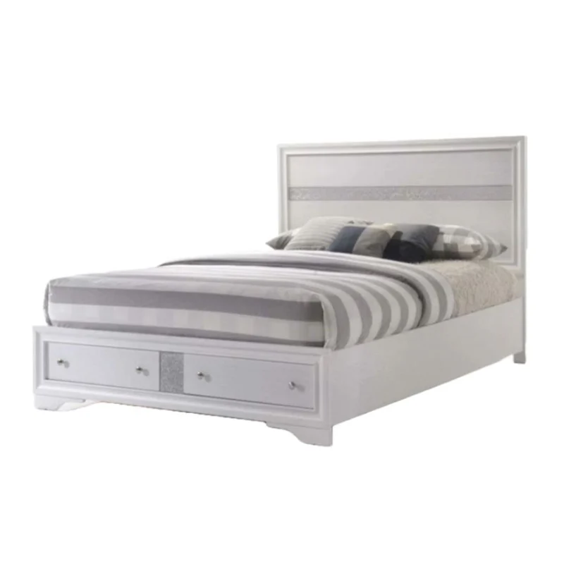 Alfred Queen Bed by Best Home - White - Image 3