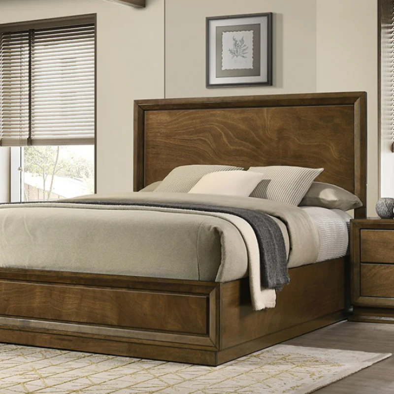 Kirkham Full Bedroom Set (4-Piece) by Furniture of America - Brown - Image 3