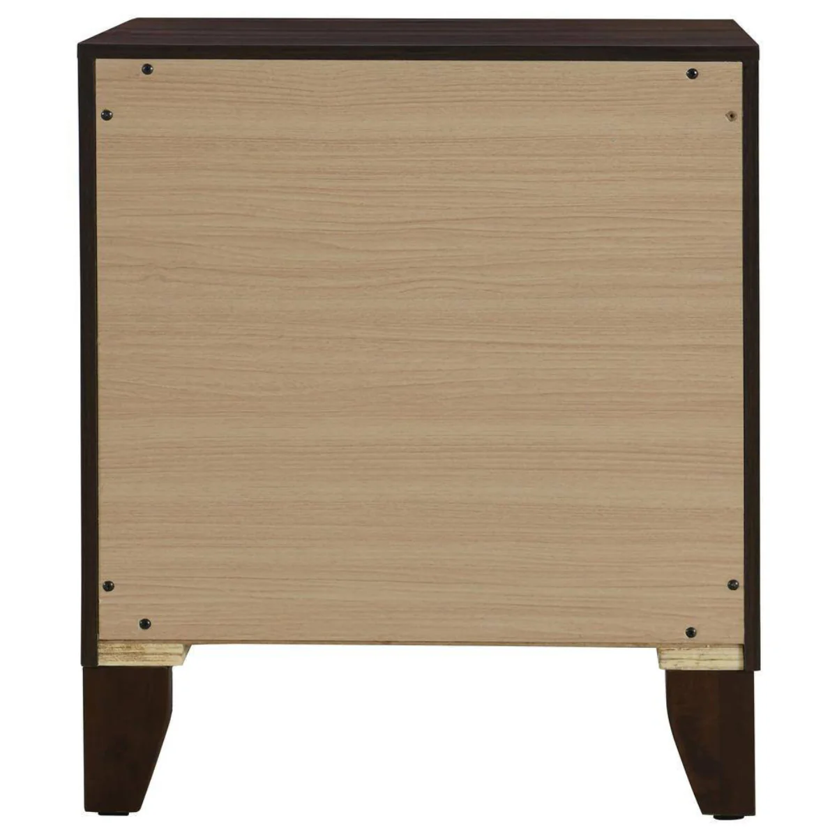 Welsley 21.75" Nightstand Bedside Table with 2-Drawer by Coaster - Brown - Image 10