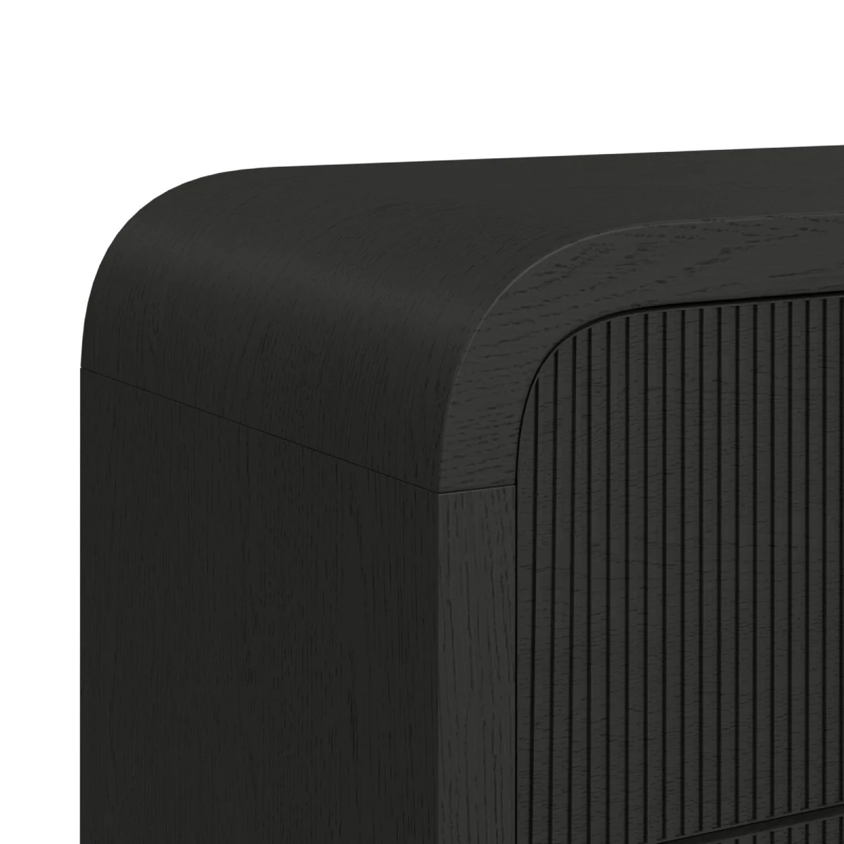 28" Ridgemont 2-Drawer Nightstand with USB by Elements - Black - Image 3