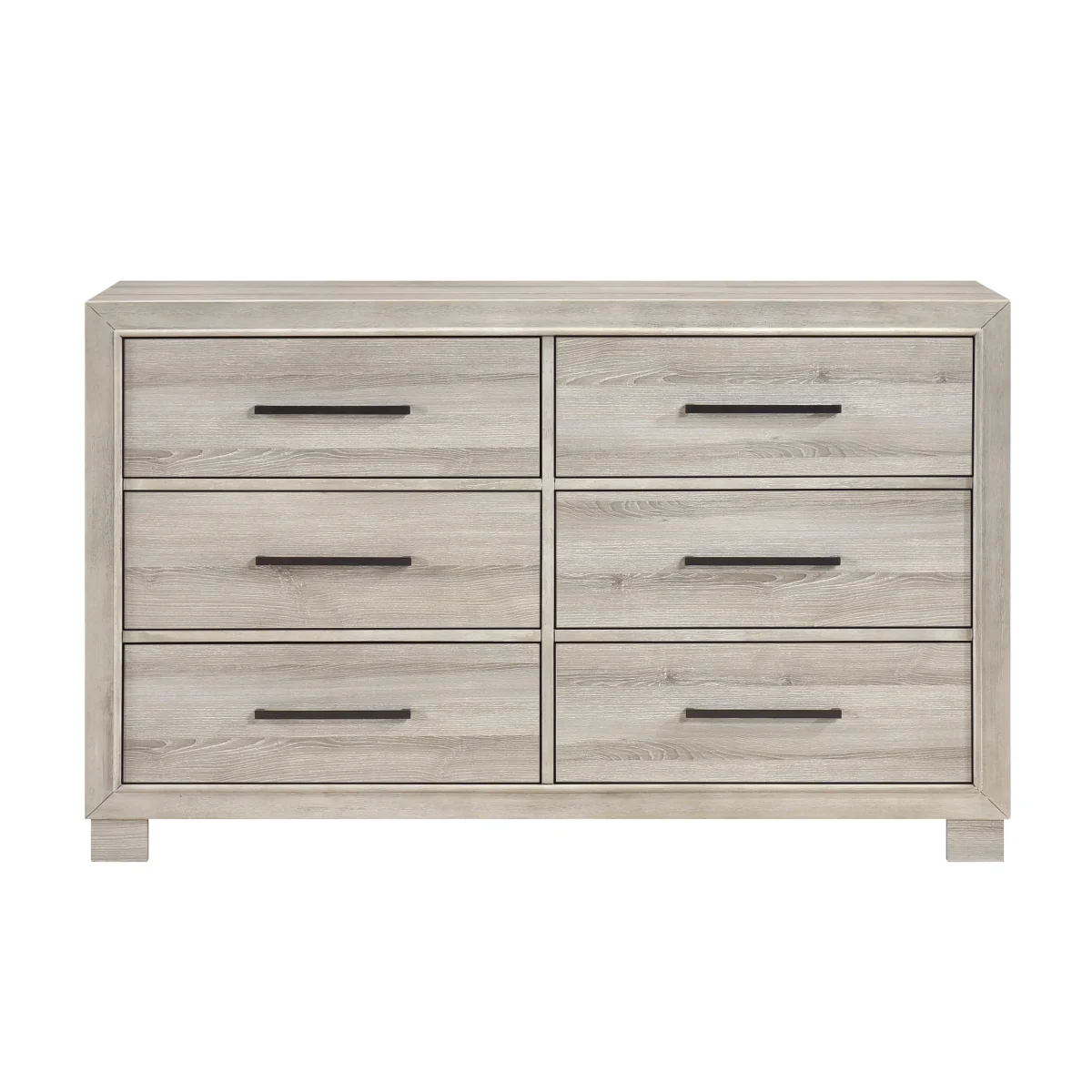Bennett 59" Dresser by Homelegance with 6 Drawers - Gray - Image 2