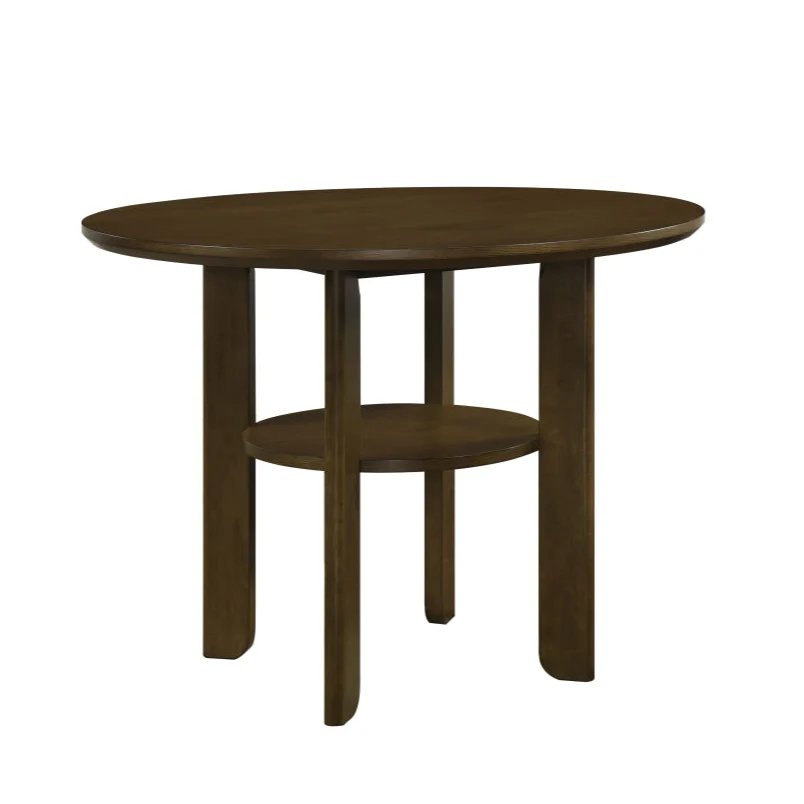 47.5" Round Counter Height Table by Homelegance - Brown - Image 2