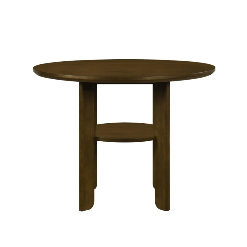 47.5" Round Counter Height Table by Homelegance - Brown - Image 3