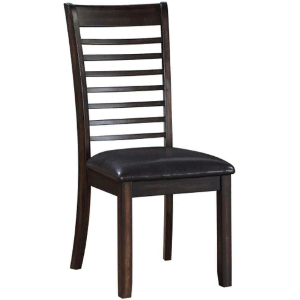 Allentown Dining Table with 4 Chairs and Bench by Steve Silver Company - Brown/Black - Image 9