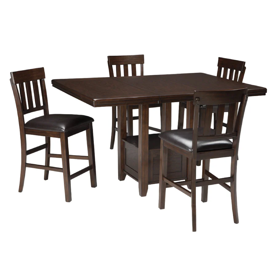 Yorktown Counter Height Dining Table with 4 Barstools - Image 2