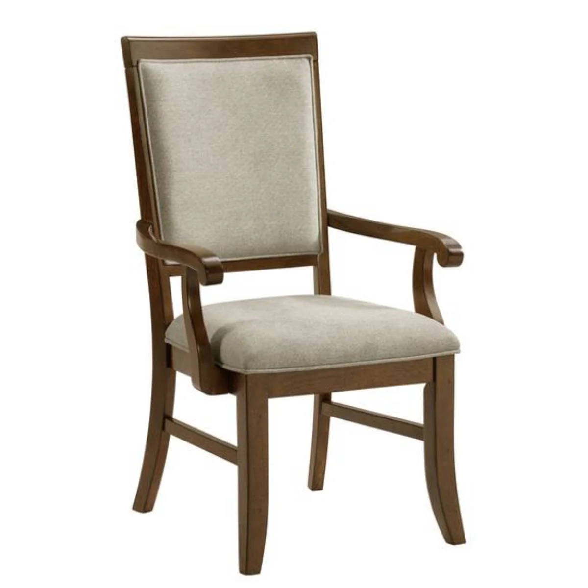 Phillipe 41" Arm Chair by Elements (2-Pieces) - Brown/Gray - Image 2